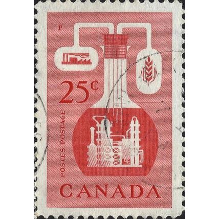 CANADA, Chemical Industry, red 1956, 25c, #4