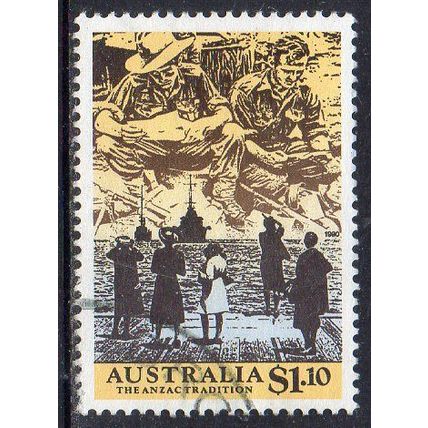 Australia 1990 The Anzac Tradition - News From Home $1.10 Used