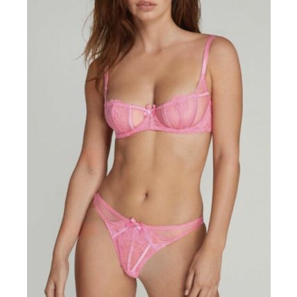 AGENT PROVOCATEUR Pink Rozlyn Thong BNWT