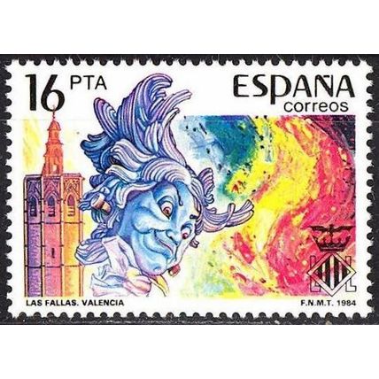 España. 1984. Mi # 2624. Popular Festivals. The Fallas, Valencia