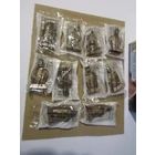 Kellogg`s Corn Flakes 1999 Star Wars Statuettes Cereal Box & Set of 10 Sealed