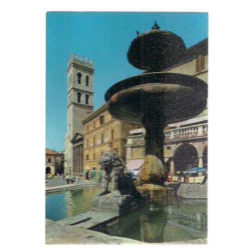 TOWN HALL, ASSISI vintage unused postcard =