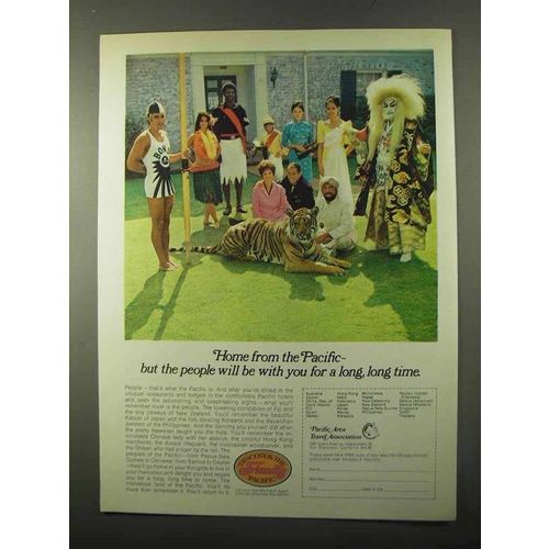 1971 Pacific Area Travel Association Ad - Home From