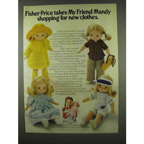 1978 Fisher-Price My Friend Mandy Ad - New Clothes