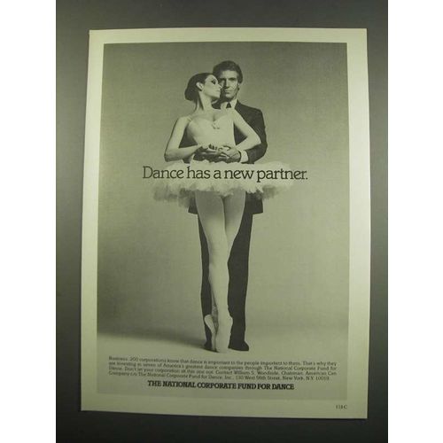 1984 The National Corporate Fund for Dance Ad - Partner