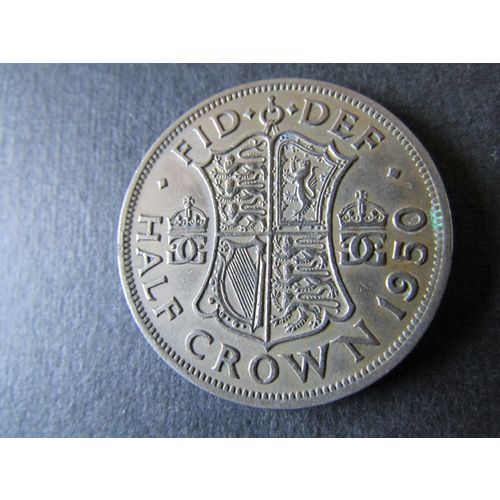 1950 GEORGE VI HALFCROWN FREE POST. AAL