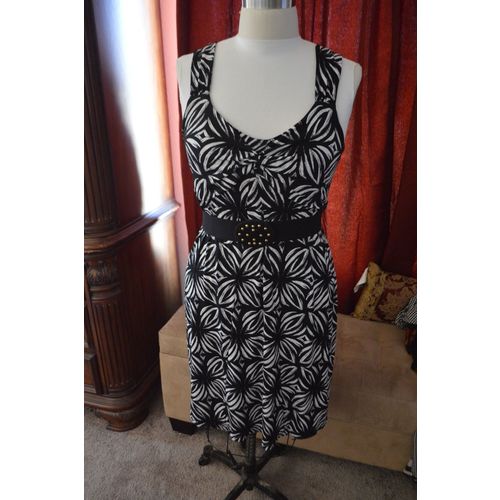 Alfani Black & White Sun Dress - Unworn