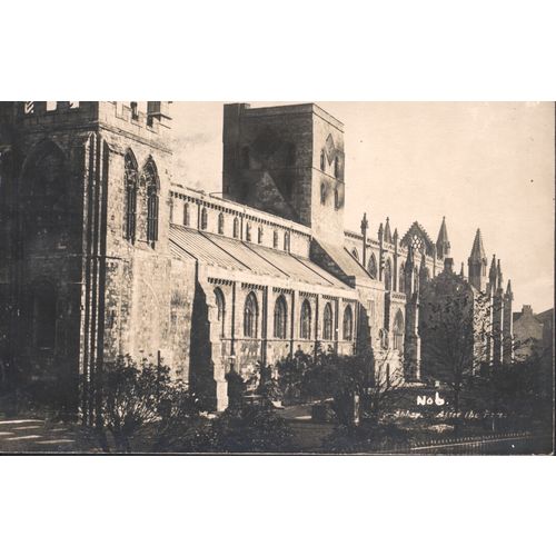 Antique GB PC 1906 - Selby Abbey, after the fire, Selby, Yorkshire