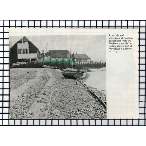 C7381) Bosham Sussex - 1967 Cutting