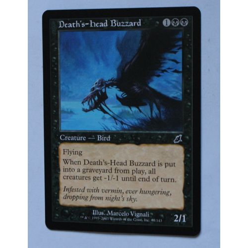 Magic the Gathering MTG CCG: Scourge # 63 Death's-head Buzzard (A) 2003 WotC