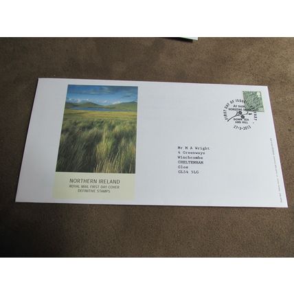 2013 GB First Day postal Cover -Northern Ireland Definitive release