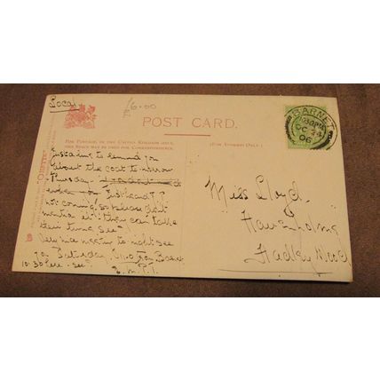 1906 fr Raphael Tuck postcard - Wherry Boat Nr Horning Broads, Norfolk