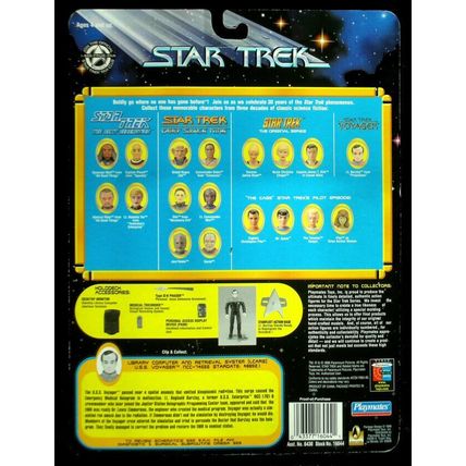 1996 Star Trek Action Figure - Lt. Reginald Barclay #1840 / Ltd Edtn 3,000 / NS