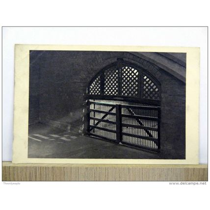 Tower Of London,Traitors Gate, England, Postcard