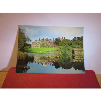 HOUSE AND LAKE, SANDRINGHAM, NORFOLK unused postcard by Jarrold =