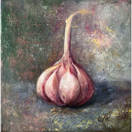 Still Life Garlic and Onion Oil Painting