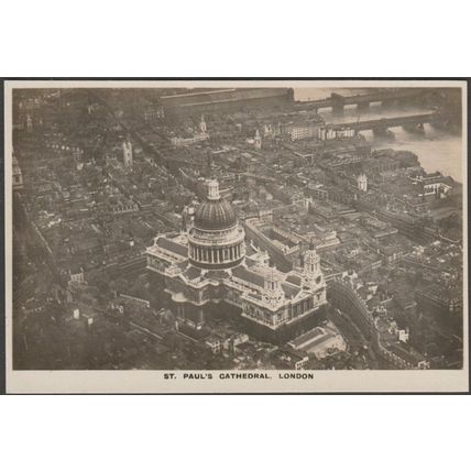 St Paul's Cathedral, London, c.1910s - Airco RP Postcard