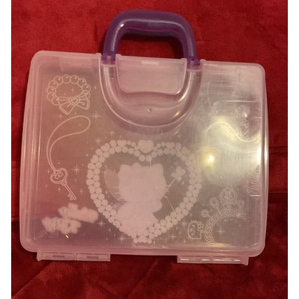 A Very Sweet Large Sanrio 2011 Hello Kitty Fairy Plastic Carry Case