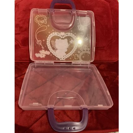 A Very Sweet Large Sanrio 2011 Hello Kitty Fairy Plastic Carry Case