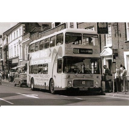 Black & White Photograph of Thames Valley & Aldershot Omnibus Co. Ltd.- PPM 906R