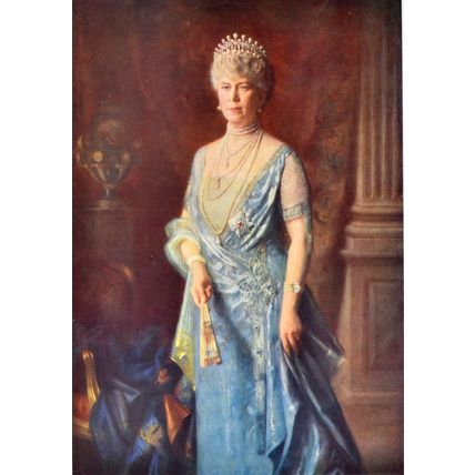 HER MAJESTY THE QUEEN - QUEEN MARY 1935 Arthur Trevethin Nowell PRINT