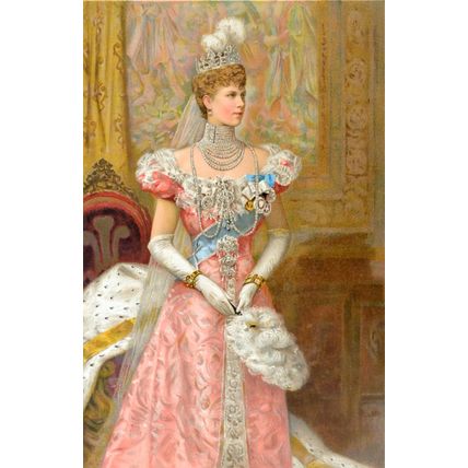 HER ROYAL HIGHNESS THE PRINCESS OF WALES 1902 Samuel Begg PRINT