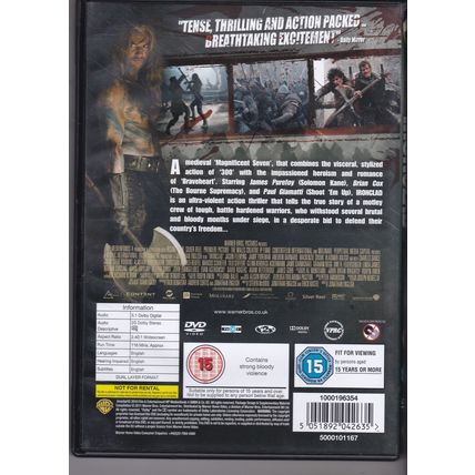Ironclad. DVD. James Purefoy. Brian Cox. Derek Jacobi. Kate Mara. Paul Giamatti