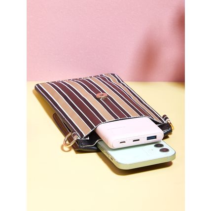 Ladies' Mobile Phone Bag Wallet Brown
