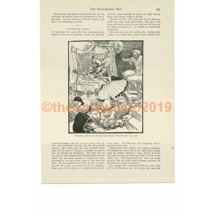 Arabian Fantasy, Saving the King, Book Illustration (Print), c1893
