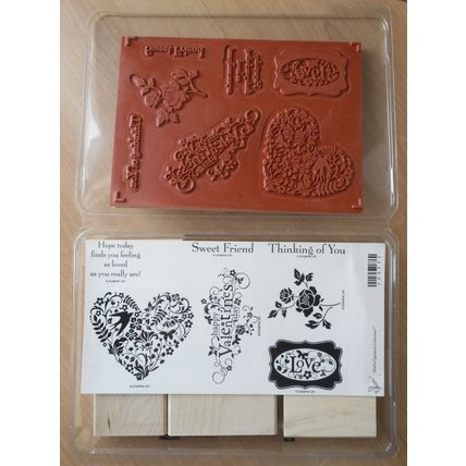 YOU ARE LOVED 7 Stamp Set 2011 VALENTINES DAY 123777 Stampin' Up!