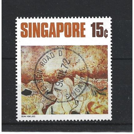 Singapore.SG174 15c "Moon Festival" (Sean Kim Joo).Fine Used.Jun25