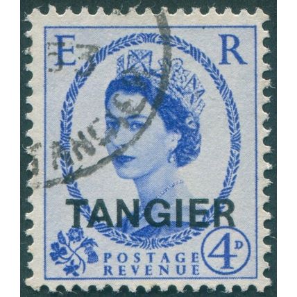 Tangier 1953 4d ultramarine SG295 used