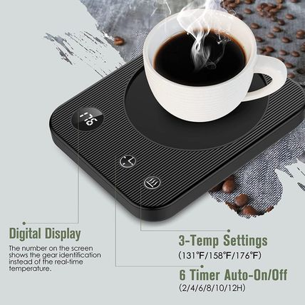 Mug Warmer, Coffee Mug Warmer with 3-Temp Settings, Coffee Warmer with 2-12H Tim