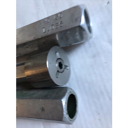 lot THE PIPE MACHINERY GO NO GO PLUG GAGE 1.068,1.079,AD