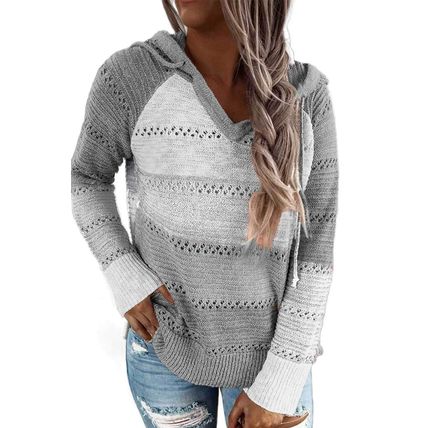 Beach Bonfire Knitted Hoodie