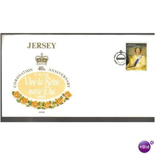 1993 GB JERSEY 40th ANNIVERSARY OF THE CORONATION