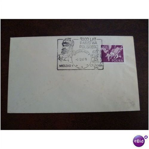 Poland 1966 1000 years special event cover king fencing