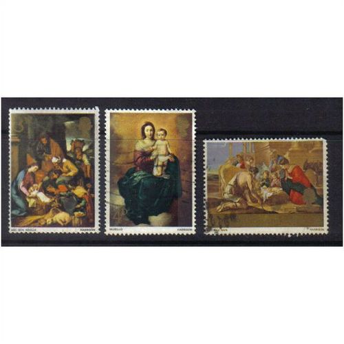 1967 GB CHRISTMAS SET F/U SG 756-758