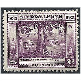 Sierra Leone 1933 SG171 2d Purple Mounted Mint...