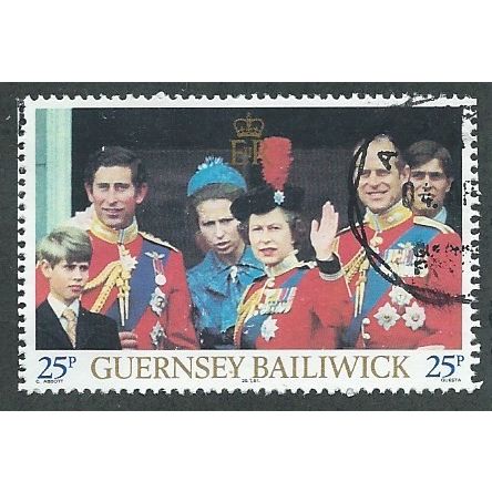 GUE 1981 25P 'ROYAL WEDDING' FINE USED (EBID50-012)