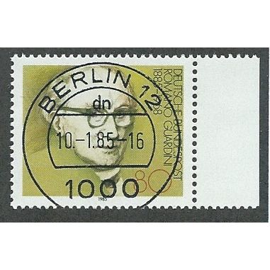 GER 1985 80pf 'ROMANO GUARDINI' FINE USED (EBID49-399)