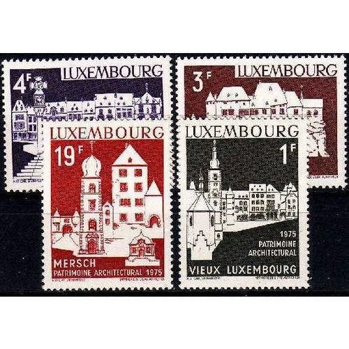 LUXEMBURG LUXEMBOURG [1975] MiNr 0900-03 ( **/mnh ) Bauwerke