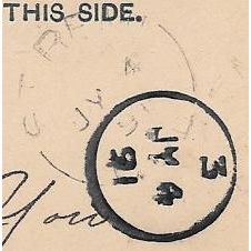 Canada ! #P8 Postal Card USED REPLY Portion 1891, St. Renu Quebec cancel