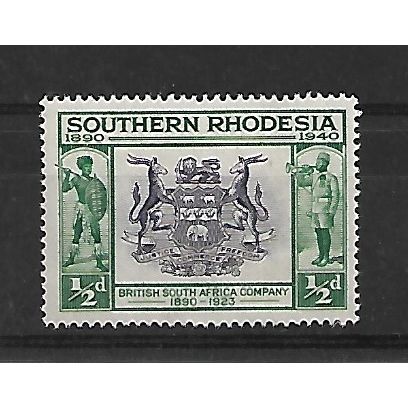 SouthernRhodesia.SG53 1/2d British South Africa Co's Arms.Mounted Mint.Nov20b