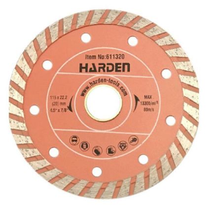 HARDEN Diamond blades disc 115-230mm turbo type for stone concrete ceramic brick