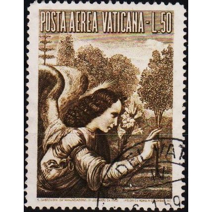 Vatican City. 1956 50L S.G.231 Used