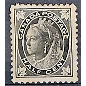 Canada 1897 SG141 1/2c Grey-Black Mounted Mint ..