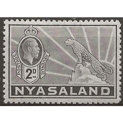 Nyasaland (BCA) 1934 SG117 2d Pale Grey Mounted Mint . .. .