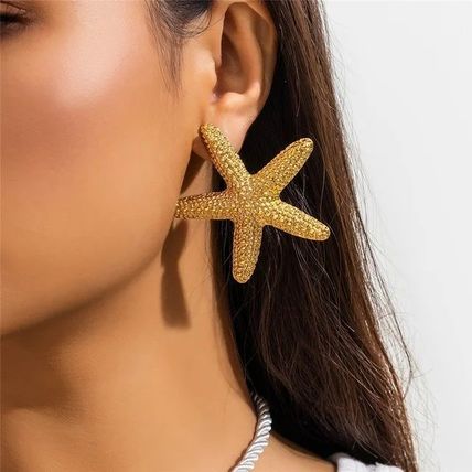 Big Starfish Star Necklace And Earrings Summer Jewelry