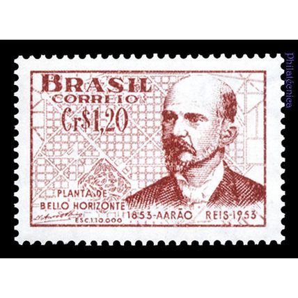 Brazil 1953 unused (mint, no gum) c1953-08